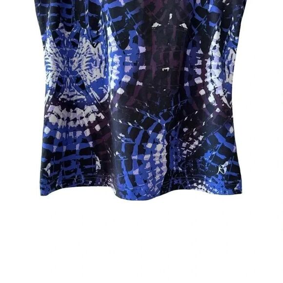 Danskin Now Tank Top Sleeveless Racerback Blue Dri More Tech Build M - Picture 3 of 12